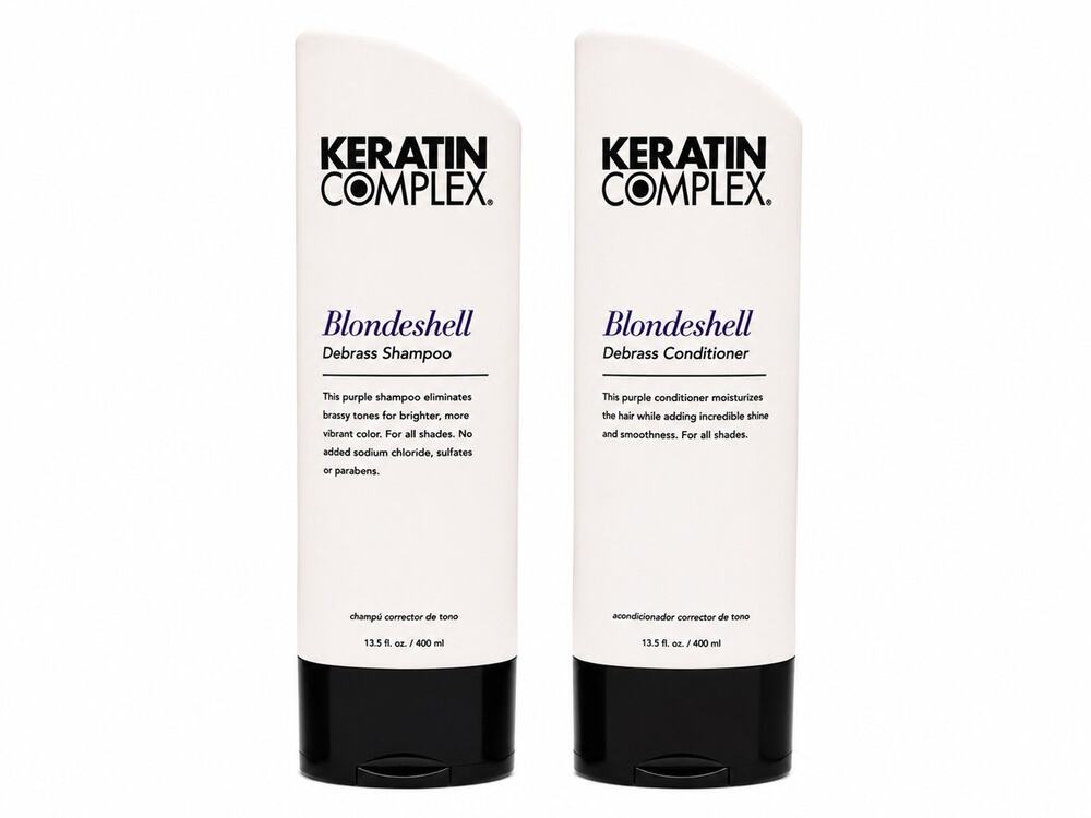 Keratin Complex Blondeshell Debrass Shampoo & Conditioner Duo 13.5 Fl Oz Each